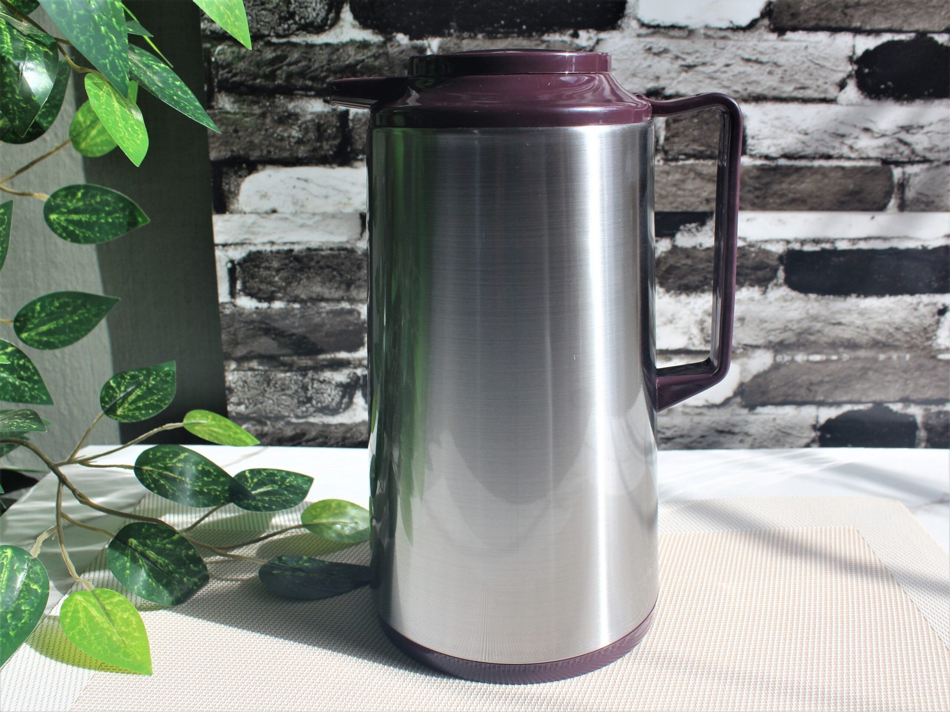 Royal Hot And Cool Vacuum Flask Thermos Pure Stainless Steel Body With Double Glass 1 Litre - Heaven of homes