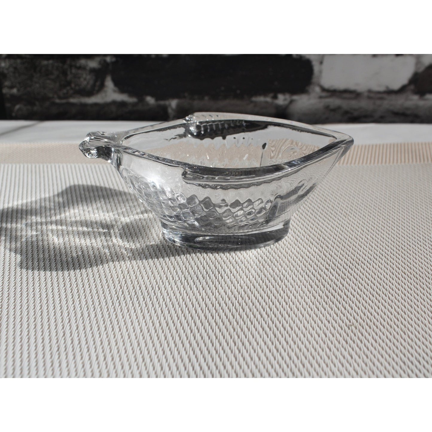 Royal Set of 6 Fish Shaped Fruit Bowls Transparent Glass 4.5 Inches Each Clear Glass Custard Bowls - Heaven of homes