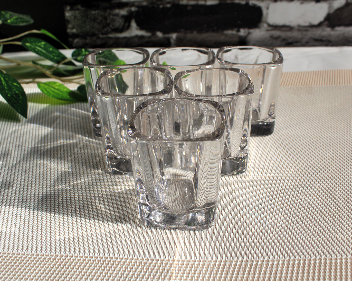 Mini Glasses Zam Zam Glass Set of 6 Decor Glass Candle Making - Heaven of homes