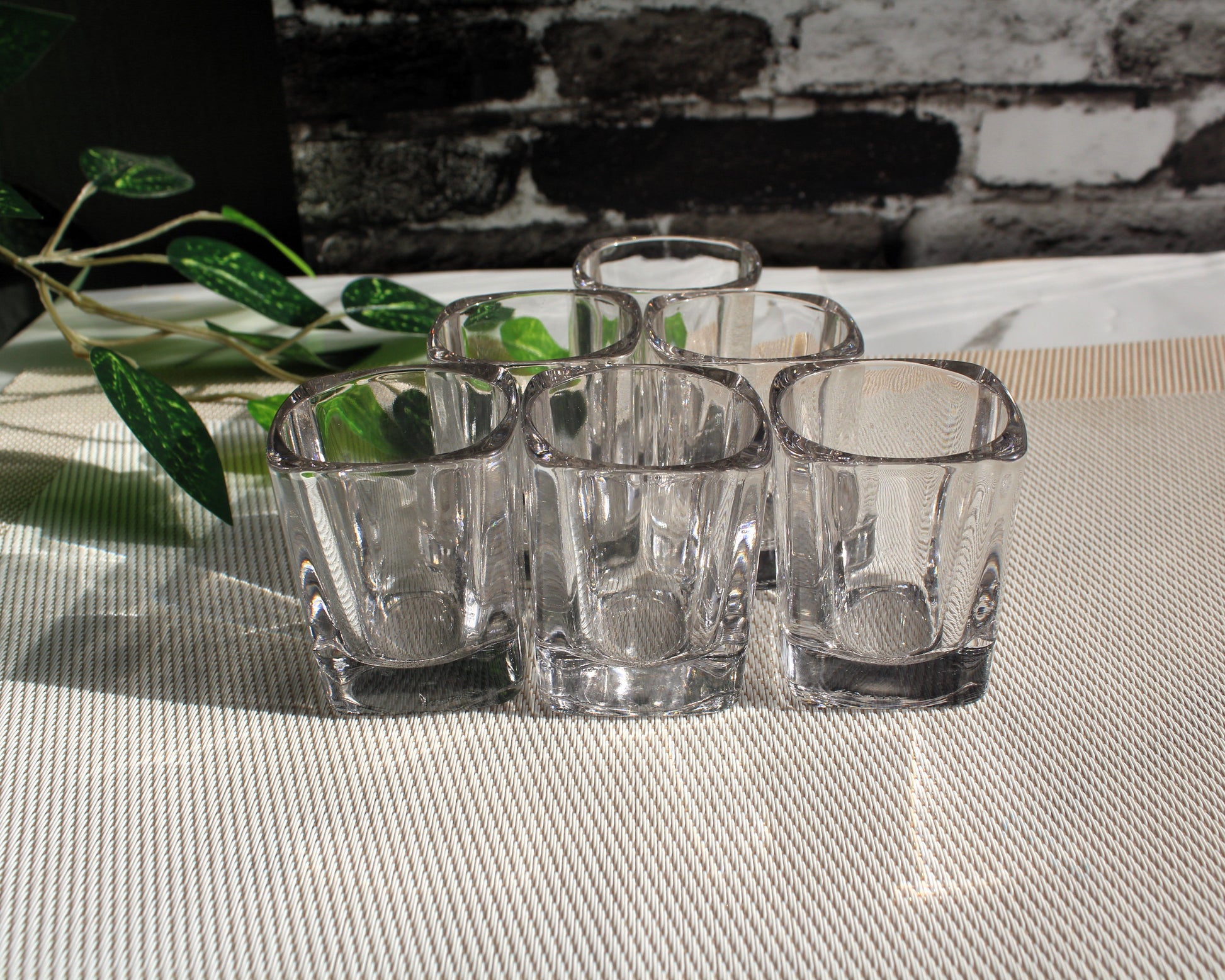 Mini Glasses Zam Zam Glass Set of 6 Decor Glass Candle Making - Heaven of homes