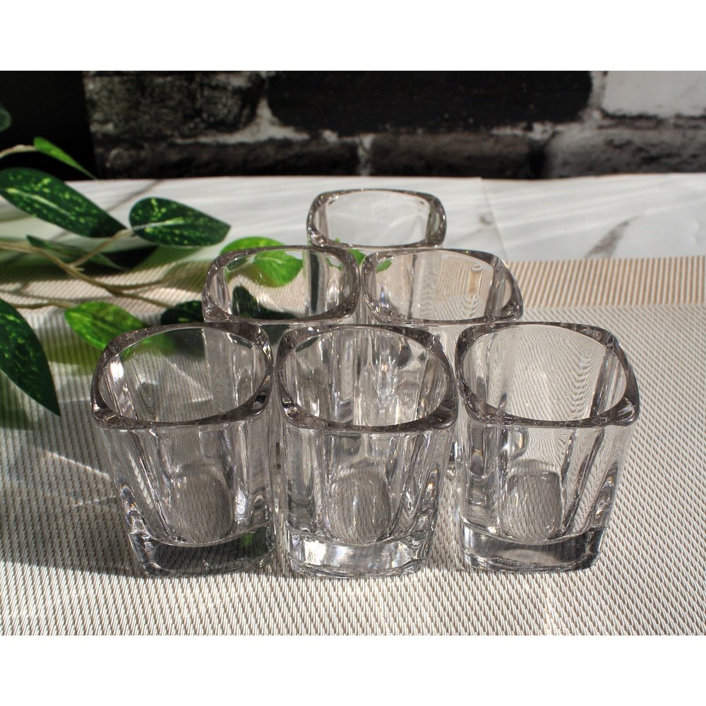 Mini Glasses Zam Zam Glass Set of 6 Decor Glass Candle Making - Heaven of homes