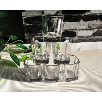 Mini Glasses Zam Zam Glass Set of 6 Decor Glass Candle Making - Heaven of homes