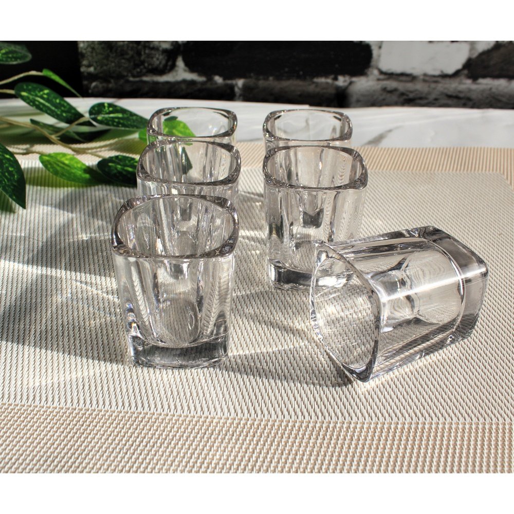 Mini Glasses Zam Zam Glass Set of 6 Decor Glass Candle Making - Heaven of homes