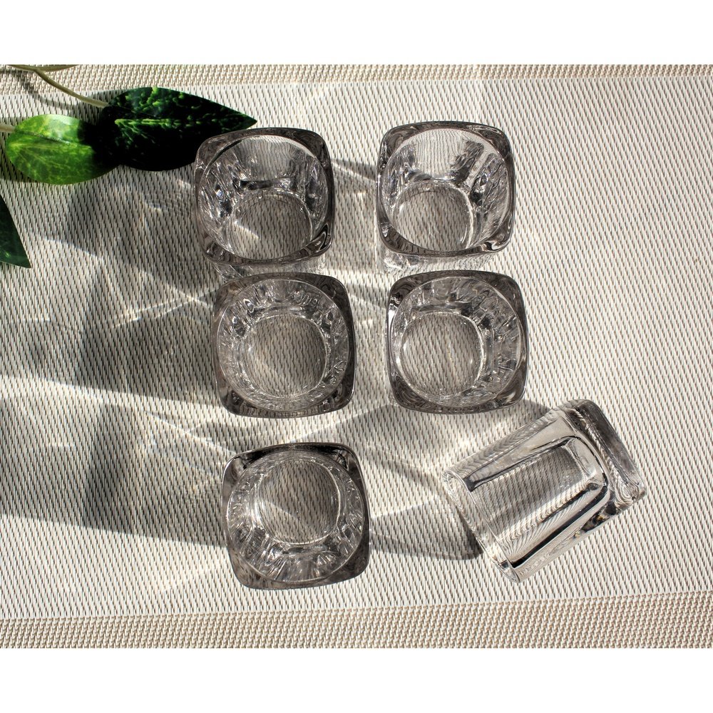 Mini Glasses Zam Zam Glass Set of 6 Decor Glass Candle Making - Heaven of homes