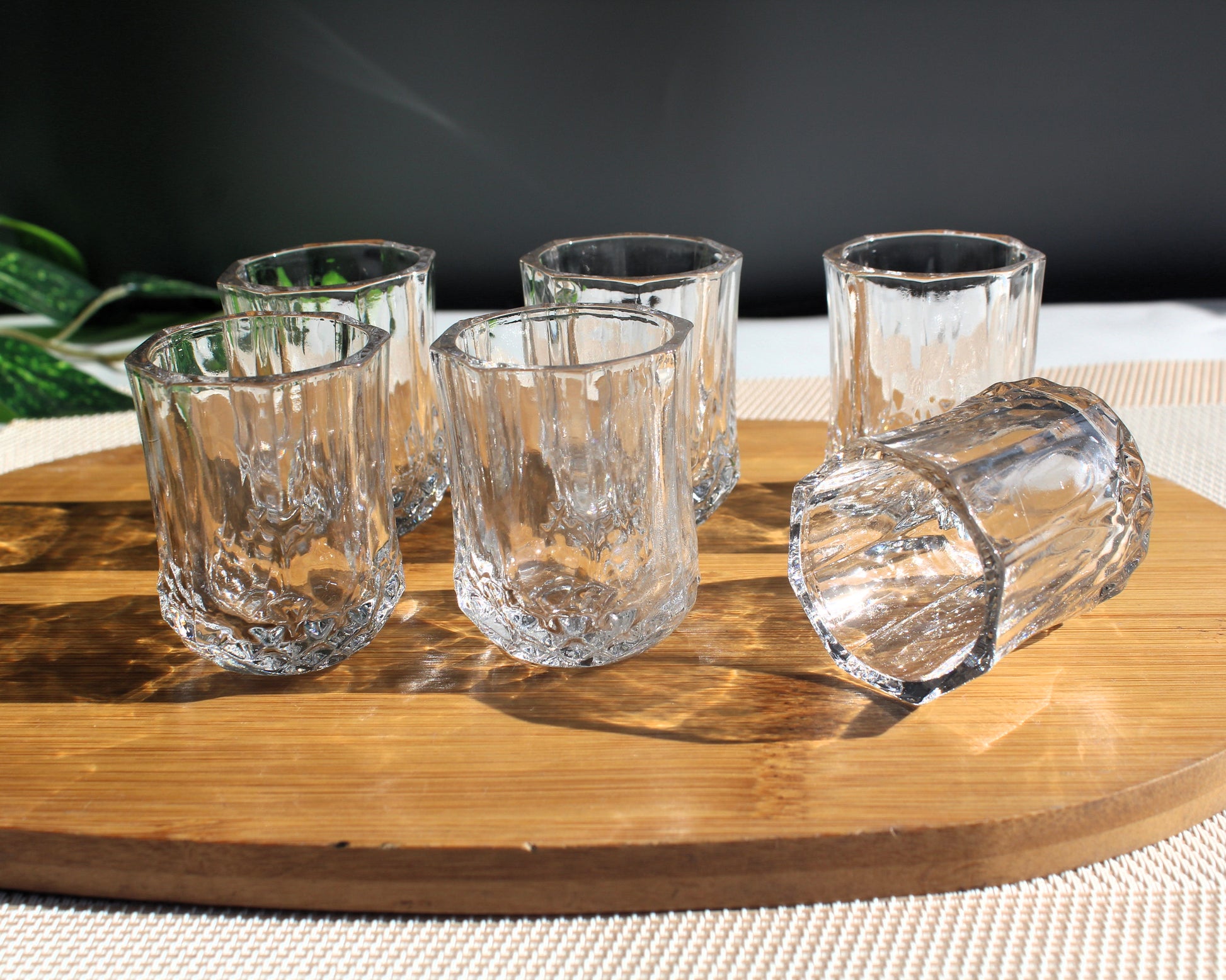 Mini Glasses Zam Zam Glass Set of 6 Decor Glass Candle Making - Heaven of homes