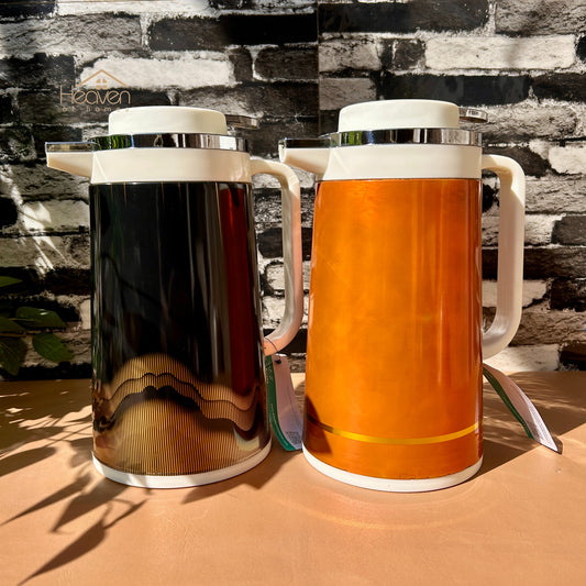 Heaven® Vacuum Flask with Glass Refill Thermos – Keep Drinks Hot or Cold up-to 12 Hours