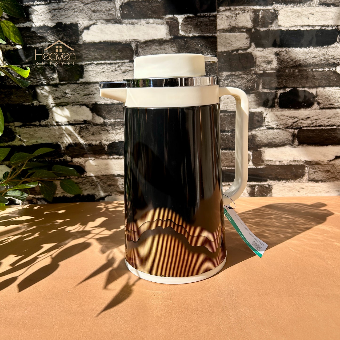 Heaven® Vacuum Flask with Glass Refill Thermos – Keep Drinks Hot or Cold up-to 12 Hours