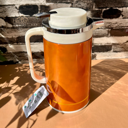 Heaven® Vacuum Flask with Glass Refill Thermos – Keep Drinks Hot or Cold up-to 12 Hours