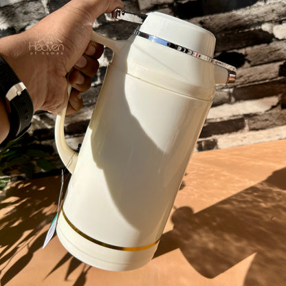 Heaven® Vacuum Insulated Glass Refill Thermos – Keep Drinks Hot or Cold 1 Litre