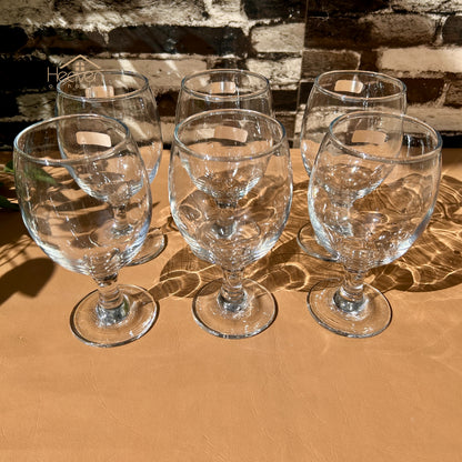 Nova® Set of 6 Clear Glass Vine Tumblers – Stylish Glassware for Everyday Use Bistro 280 ml