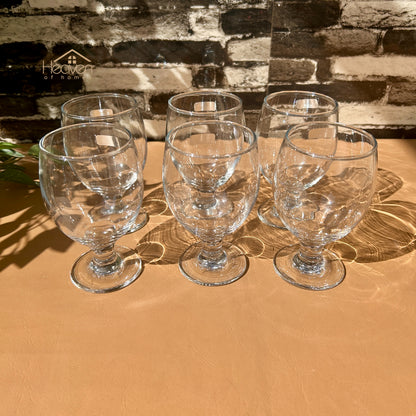 Nova® 6-piece Transparent Vine Glass Drinking Glasses – For Home & Dining Bingo 350 ml