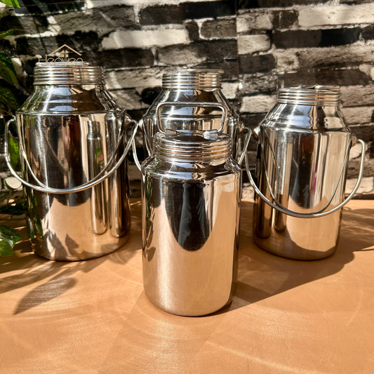 Heaven® Stainless Steel Barni – Multi-Purpose Milk & Oil Storage Container
