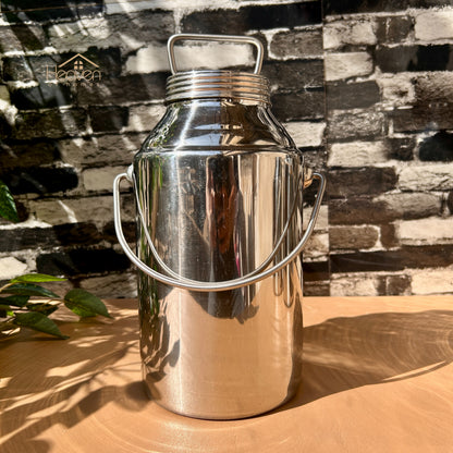 Heaven® Stainless Steel Barni – Multi-Purpose Milk & Oil Storage Container