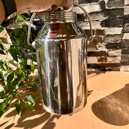 Heaven® Stainless Steel Barni – Multi-Purpose Milk & Oil Storage Container