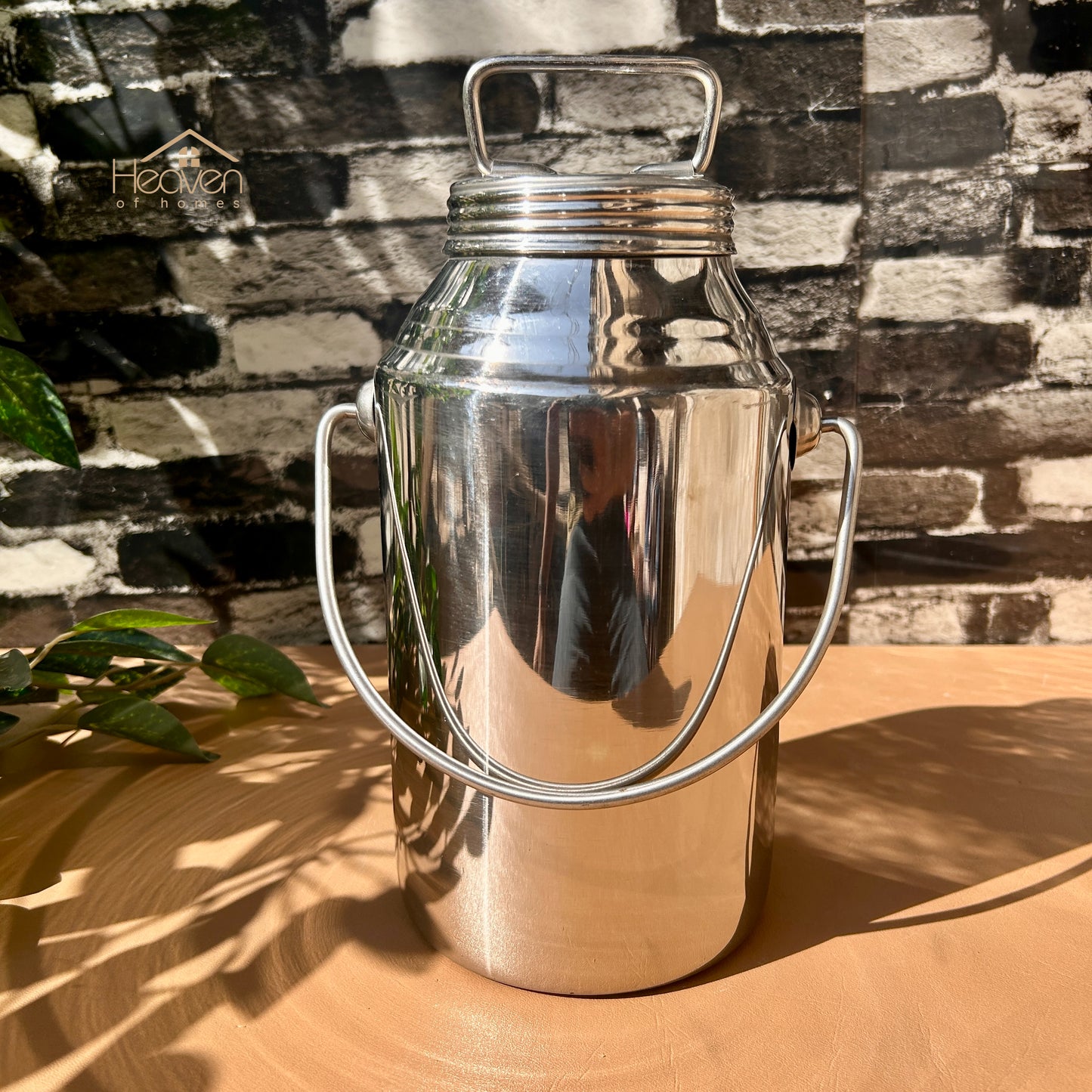 Heaven® Stainless Steel Barni – Multi-Purpose Milk & Oil Storage Container