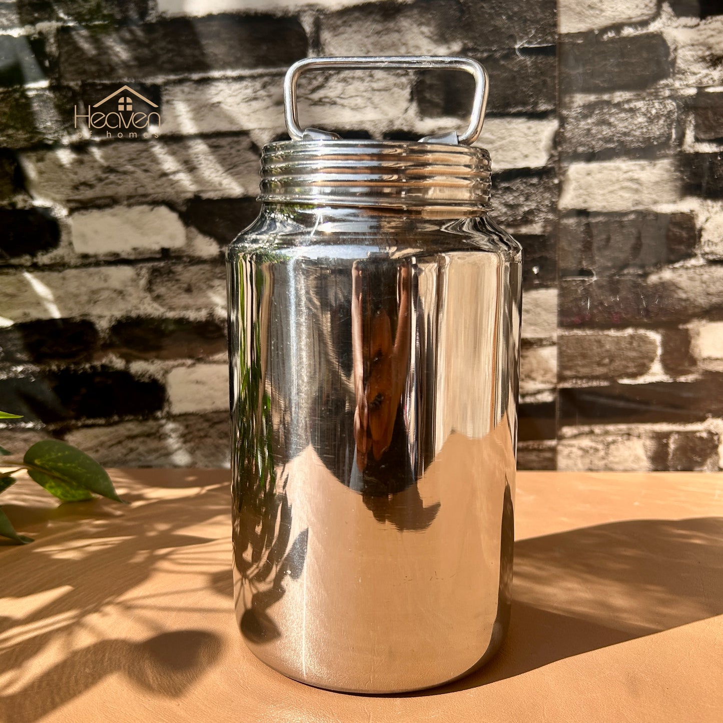 Heaven® Stainless Steel Barni – Multi-Purpose Milk & Oil Storage Container