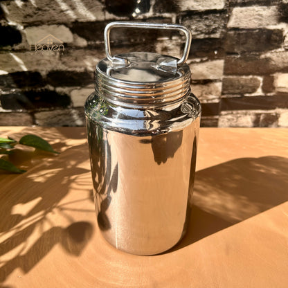Heaven® Stainless Steel Barni – Multi-Purpose Milk & Oil Storage Container