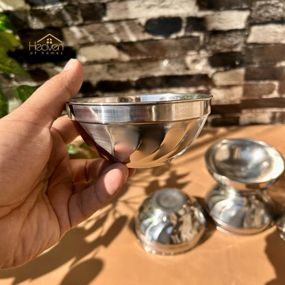 Heaven® 6-Piece Double-Layer Tea Bowl Set – Durable and Heat-Resistant Cups