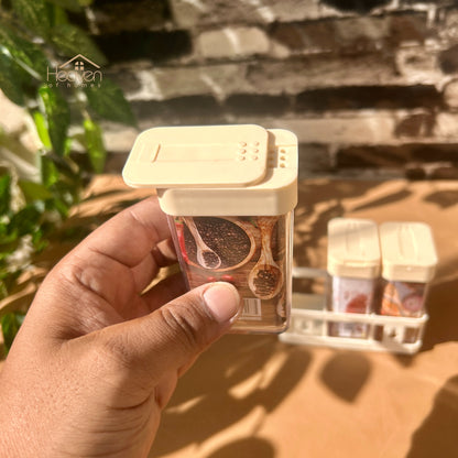 Heaven® Salt & Pepper Shaker Set – Elegant Tabletop Seasoning Containers Set of 3