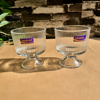 Delisoga® Set of 6 Ice Cream Bowls – Premium Dessert Bowls BQL038B
