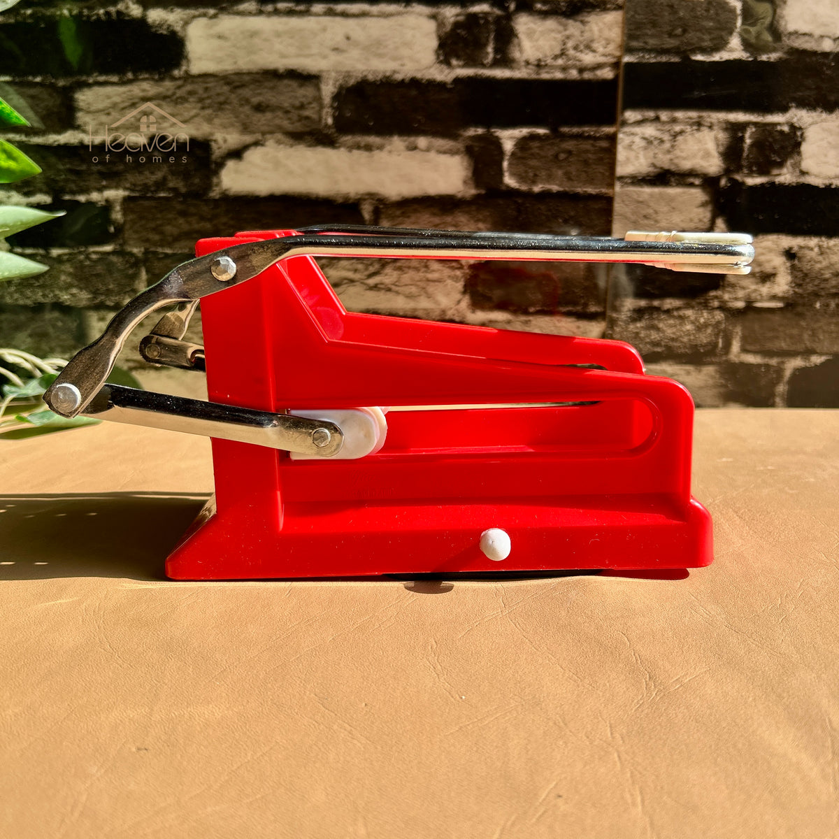 Kimee® Heavy Duty Potato Chipper & Cutter French Fries Cutter Potato Chipper 2 Sizes Interchangeable Blades Potato Slicer