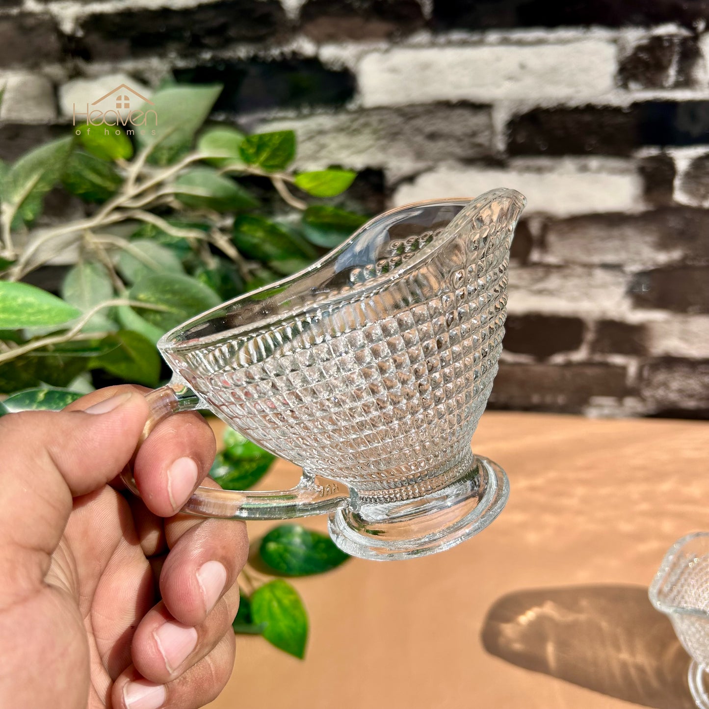 KAVEH Set of 2 Venice Raita Boat Glass Material Pack of 2