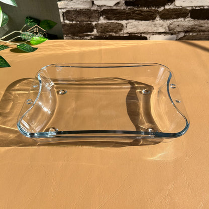 Norex Oven Dish Transparent Baking Dish Clear Glass Shatter Proof Dish