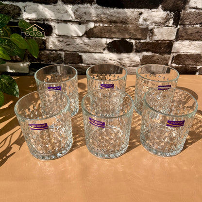 Delisoga® Classic Glasses Set - 6-Piece Collection | Elegant 330 ml Tumblers