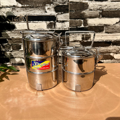 Heaven®  Stainless Steel Lunch Tiffin Box – Durable & Food-Safe