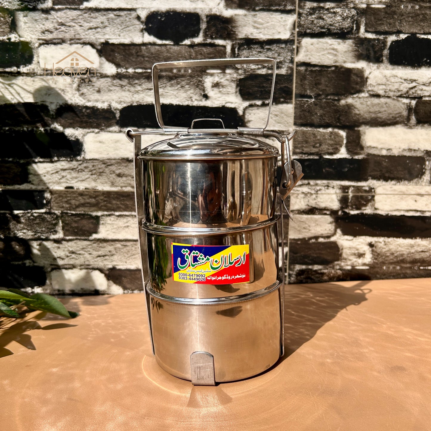 Heaven®  Stainless Steel Lunch Tiffin Box – Durable & Food-Safe