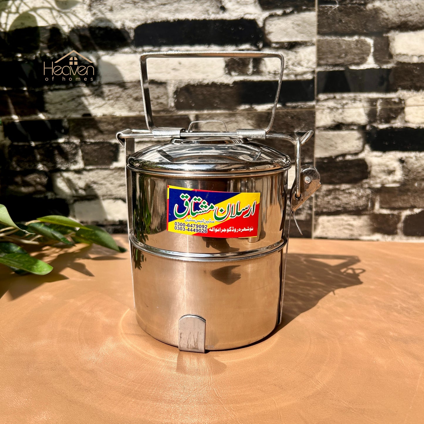 Heaven®  Stainless Steel Lunch Tiffin Box – Durable & Food-Safe