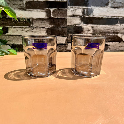 Delisoga® Set of 6 Drinking Glasses – 285ml Clear Glass Tumblers for Everyday Use