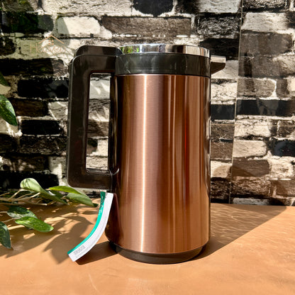 Heaven® 1 Litre Glass Vacuum Flask with Refillable Thermos – Insulated Hot & Cold Bottle