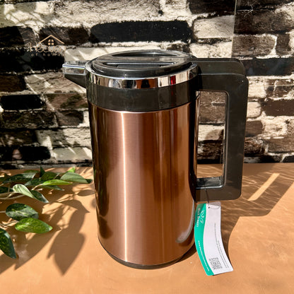 Heaven® 1 Litre Glass Vacuum Flask with Refillable Thermos – Insulated Hot & Cold Bottle
