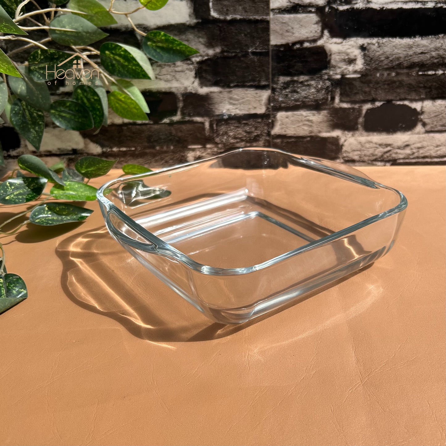Heaven Imported Square Serving Dish Clear Glass 10 Inches Microwave Safe Toronto