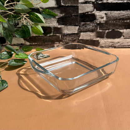 Heaven Imported Square Serving Dish Clear Glass 10 Inches Microwave Safe Toronto