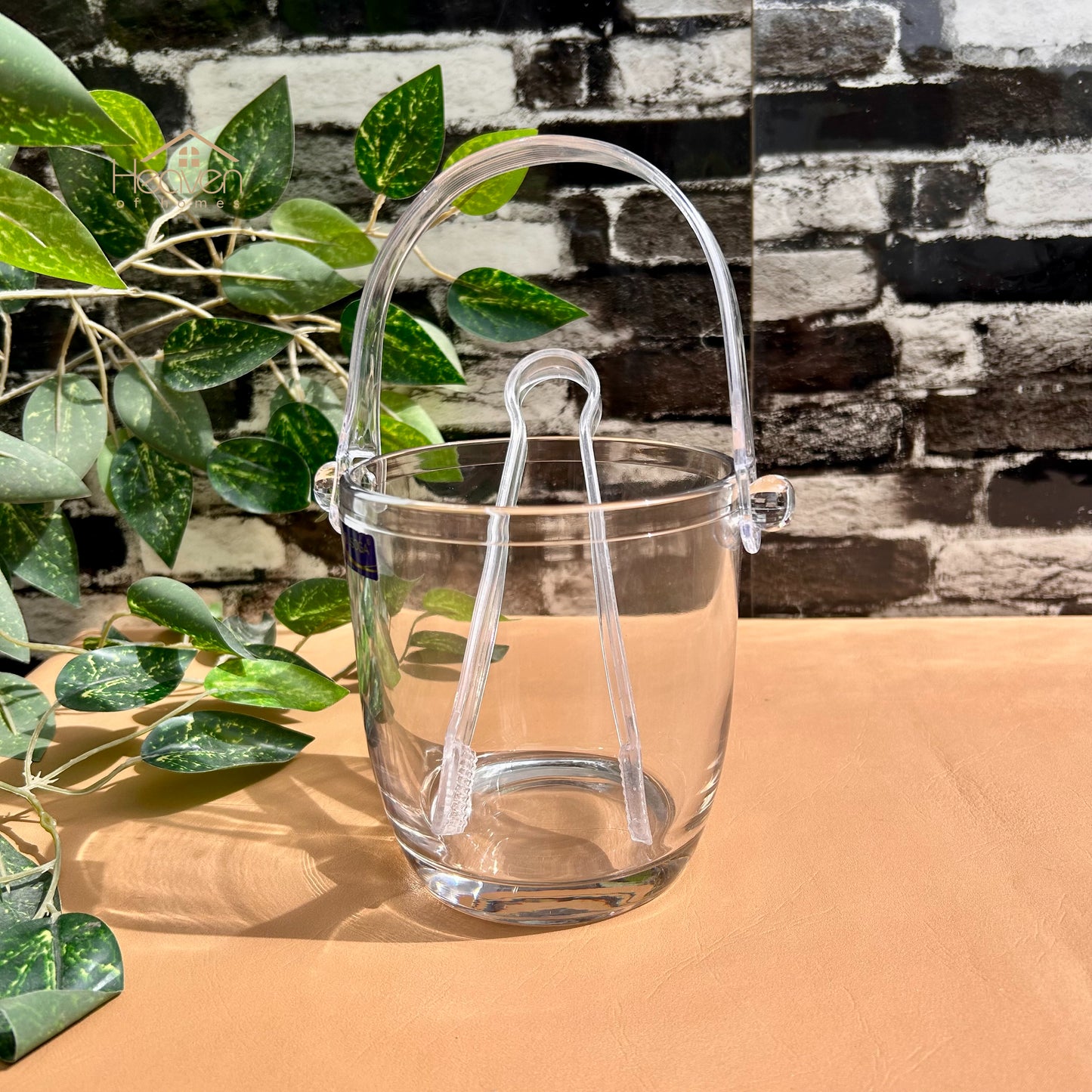 Delisoga® Clear Glass 620ml Transparent Bucket-Style Glassware (1 Piece)