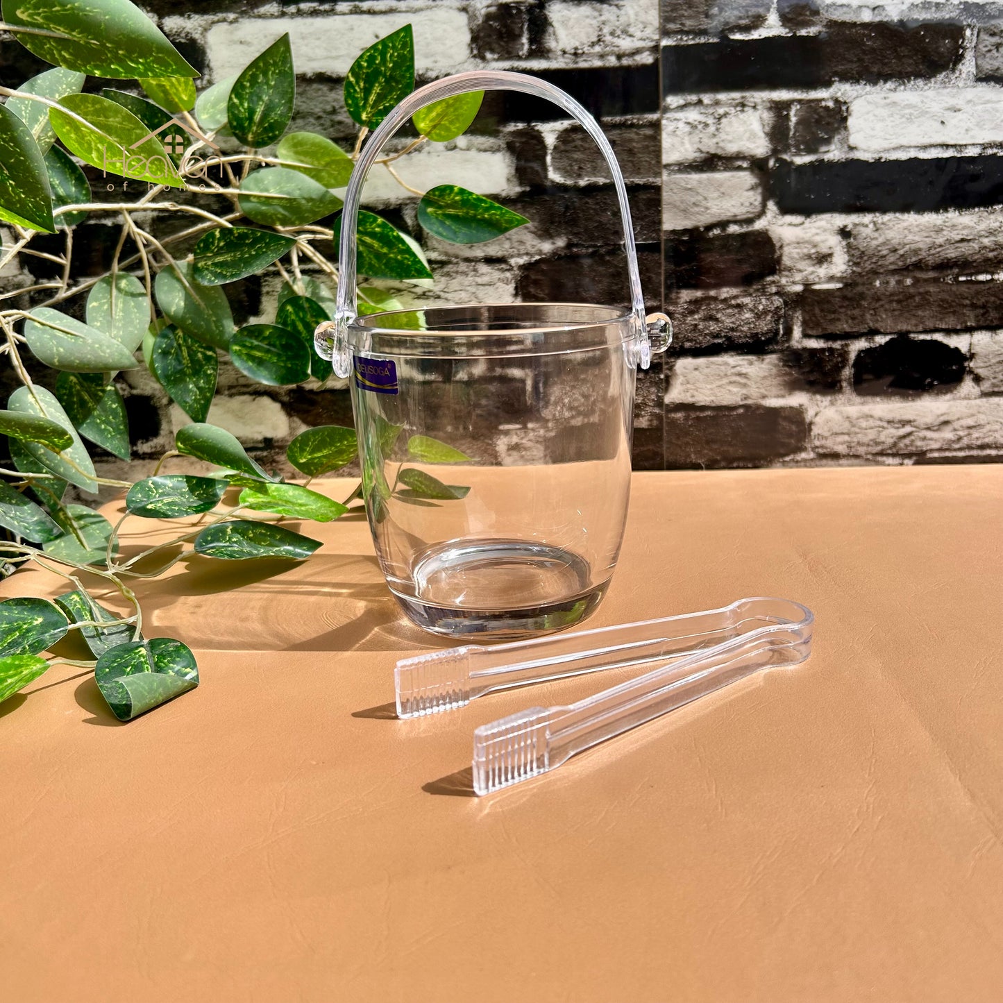 Delisoga® Clear Glass 620ml Transparent Bucket-Style Glassware (1 Piece)