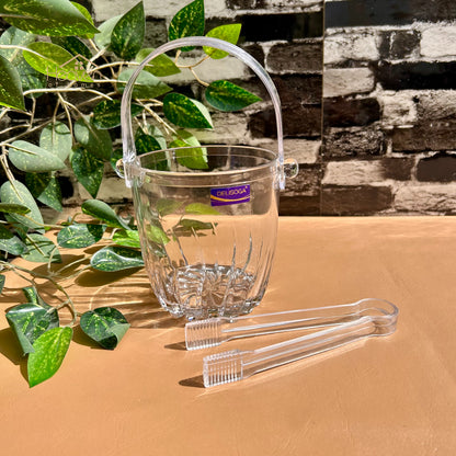 Delisoga® Clear Glass 620ml Transparent Bucket-Style Glassware (1 Piece)
