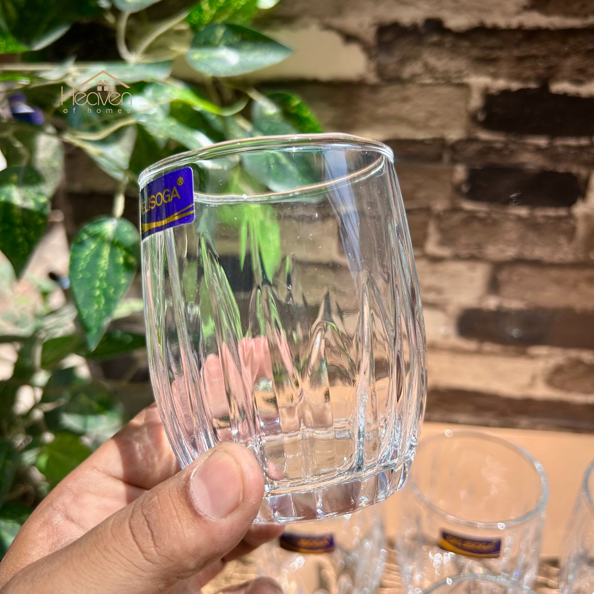 Delisoga® Classic Glasses Set - 6-Piece Collection | Elegant 350 ml Tumblers JS5219 - Heaven of homes - Sale Pakistan