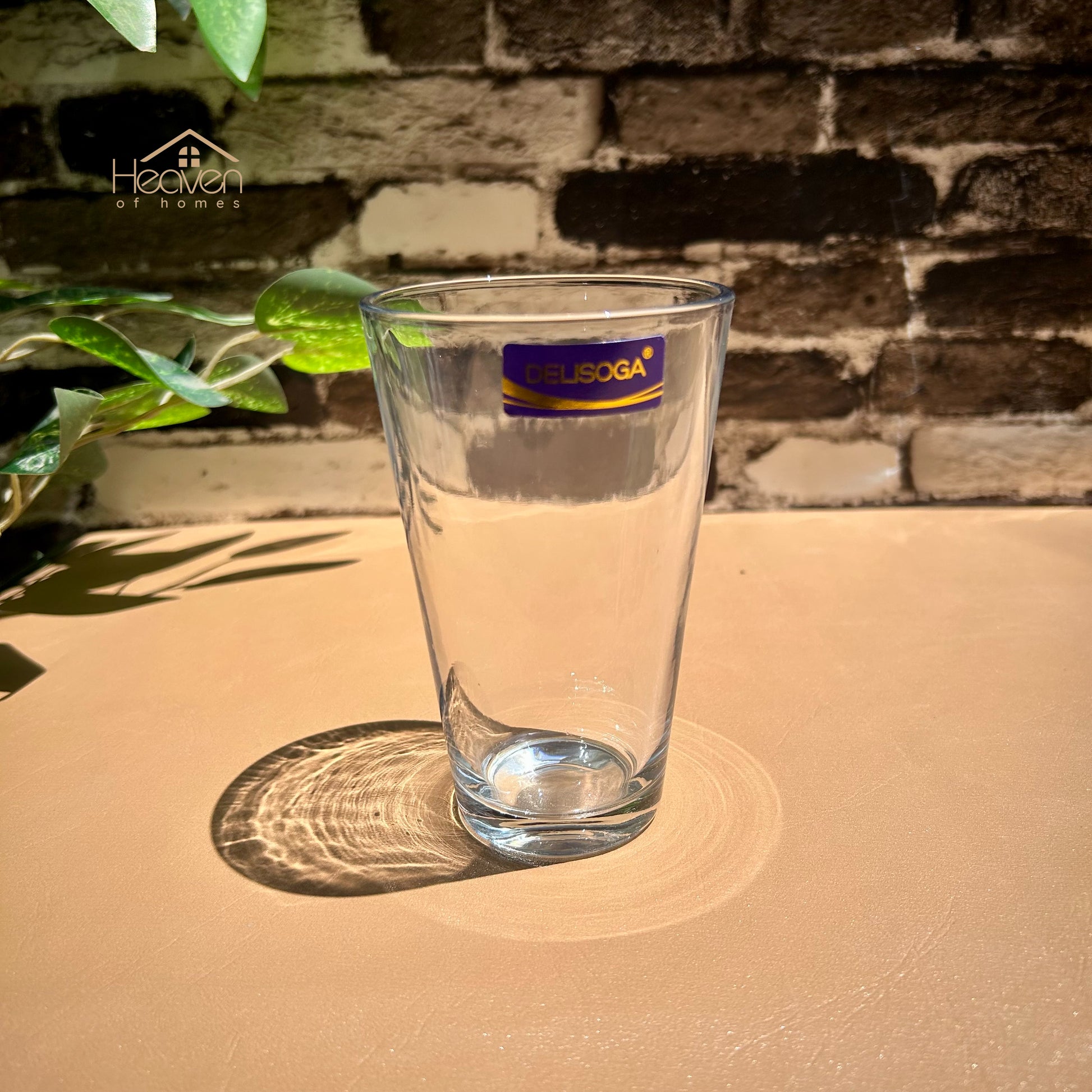 Delisoga® Plain Drinking Glasses Set - 6-Piece Everyday Collection | Elegant 320 ml Tumblers - Heaven of homes - Sale Pakistan