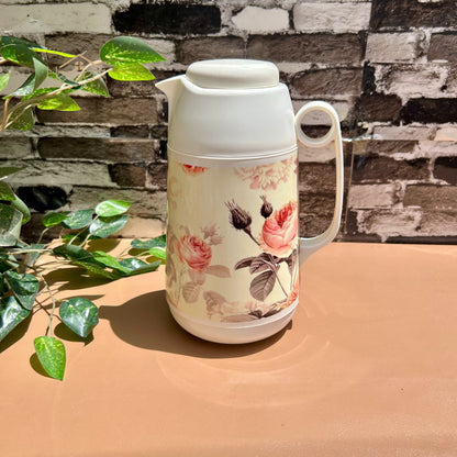 Hot And Cool Vacuum Flask Thermos Pure Food Grade Plastic Body With Double Refill 1 Litre - Heaven of homes - Sale Pakistan