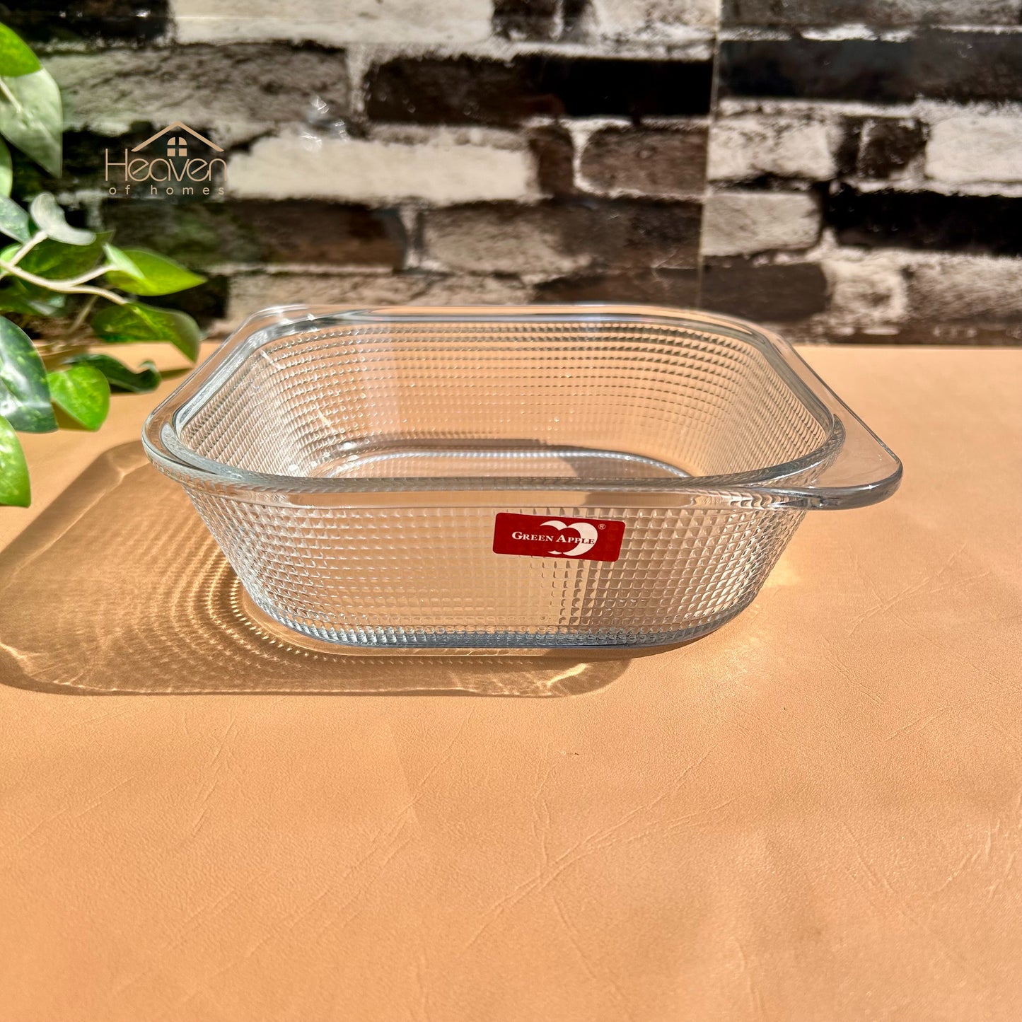 Deli Set of 2 Glass Dishes – 1.32L Each | Durable Microwave-Safe Bakeware P131-8