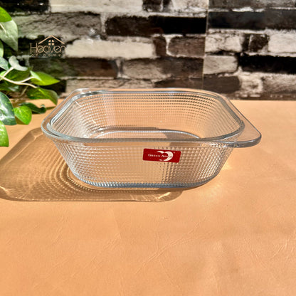 Deli Set of 2 Glass Dishes – 1.32L Each | Durable Microwave-Safe Bakeware P131-8