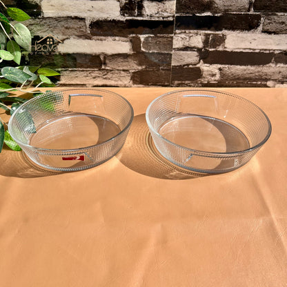 Deli Set of 2 Glass Dishes – 212mm | Premium Oven-Safe Bakeware - P130-8.5