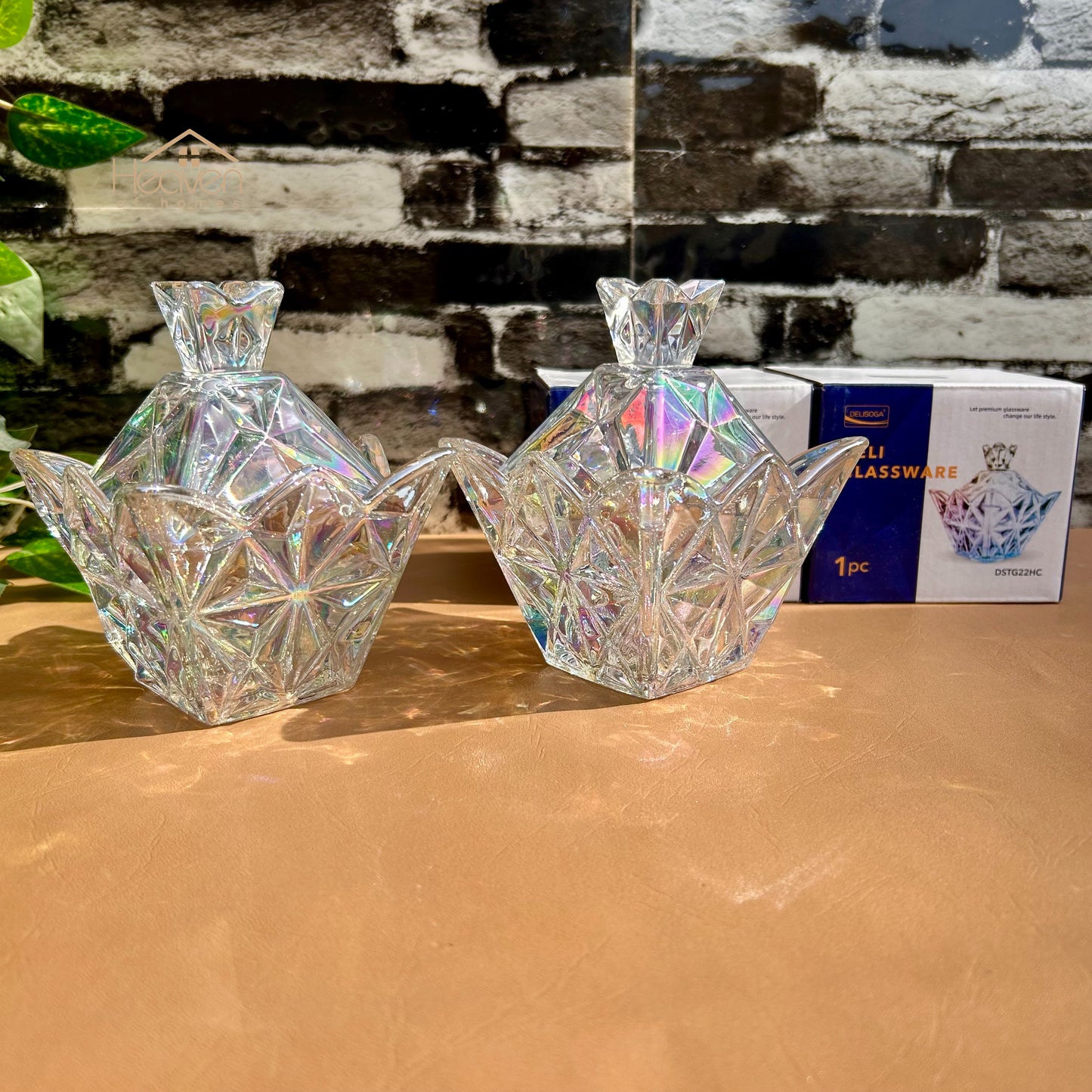 Delisoga® Single Glass Candy Jar – Chic and Elegant Storage for Sweets & Snacks