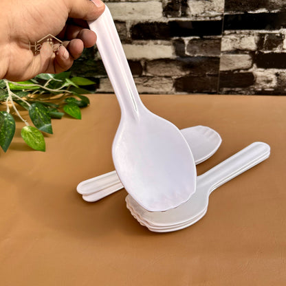 Heaven® Set of 6 Melamine Rice Serving Spoons – Durable & Lightweight Kitchen Utensils