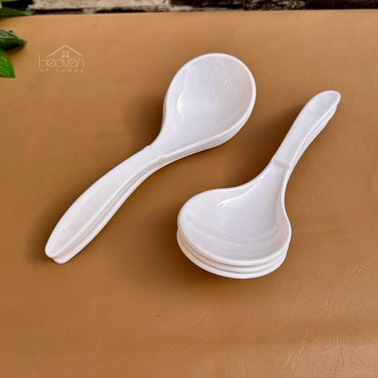 Set of 6 Melamine Serving Spoon For DIshes and Bowls
