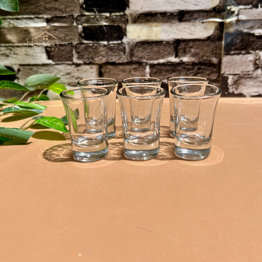 Heaven® Zam Zam Mini Glasses – Set of 6 for Decor or Candle Crafting Nilofar - Heaven of homes - Sale Pakistan