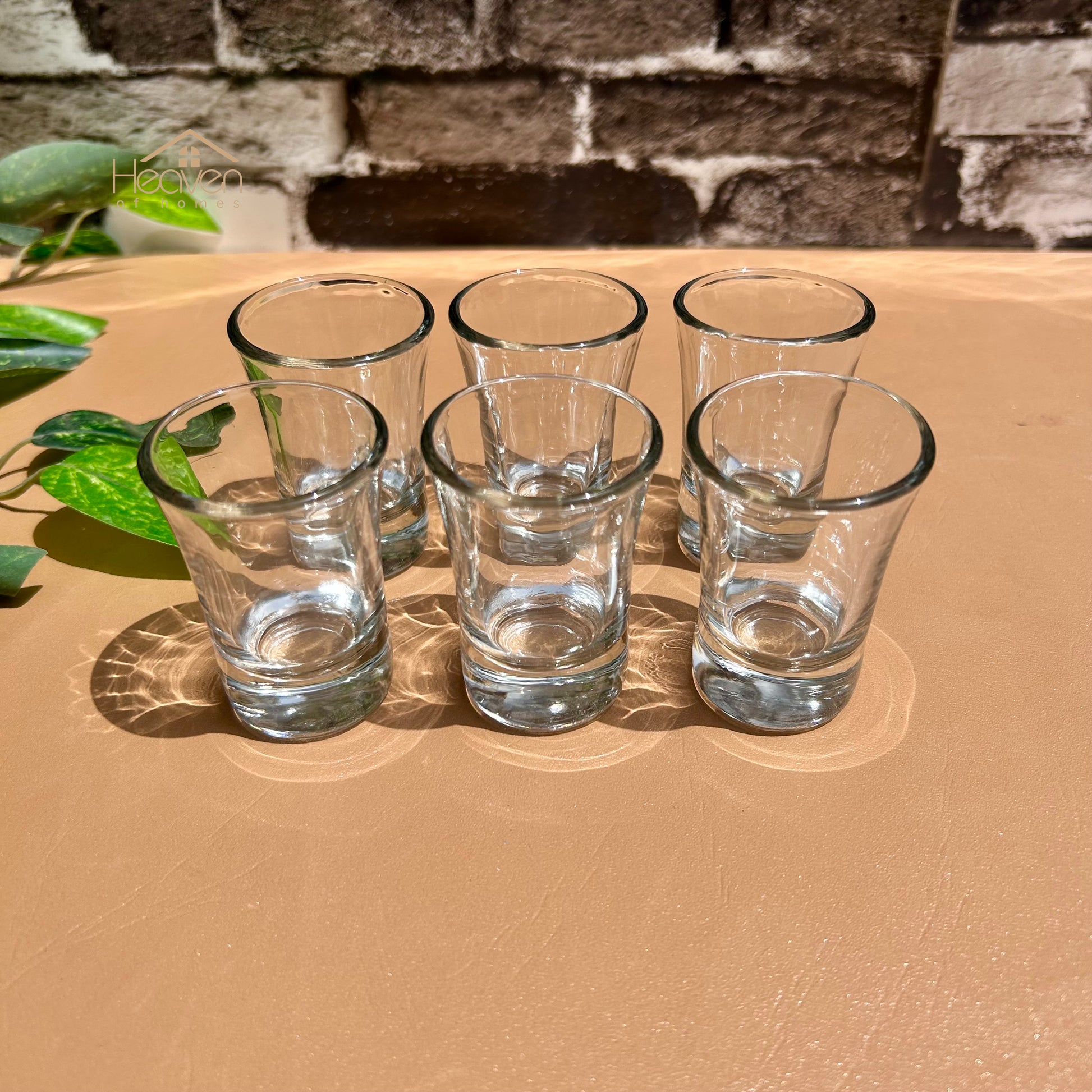 Heaven® Zam Zam Mini Glasses – Set of 6 for Decor or Candle Crafting Nilofar - Heaven of homes - Sale Pakistan